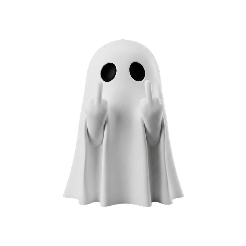 Sassy Mini Ghost Decoration