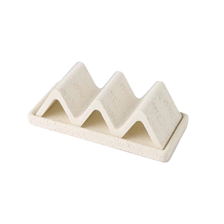 Raw Travertine Draining Soap Dish