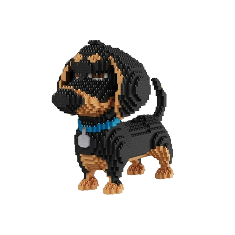 Wiener Dog Micro Block Set