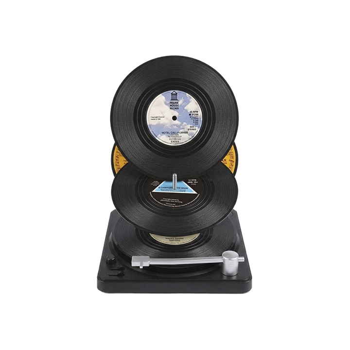 Vinyl Record Coaster Set