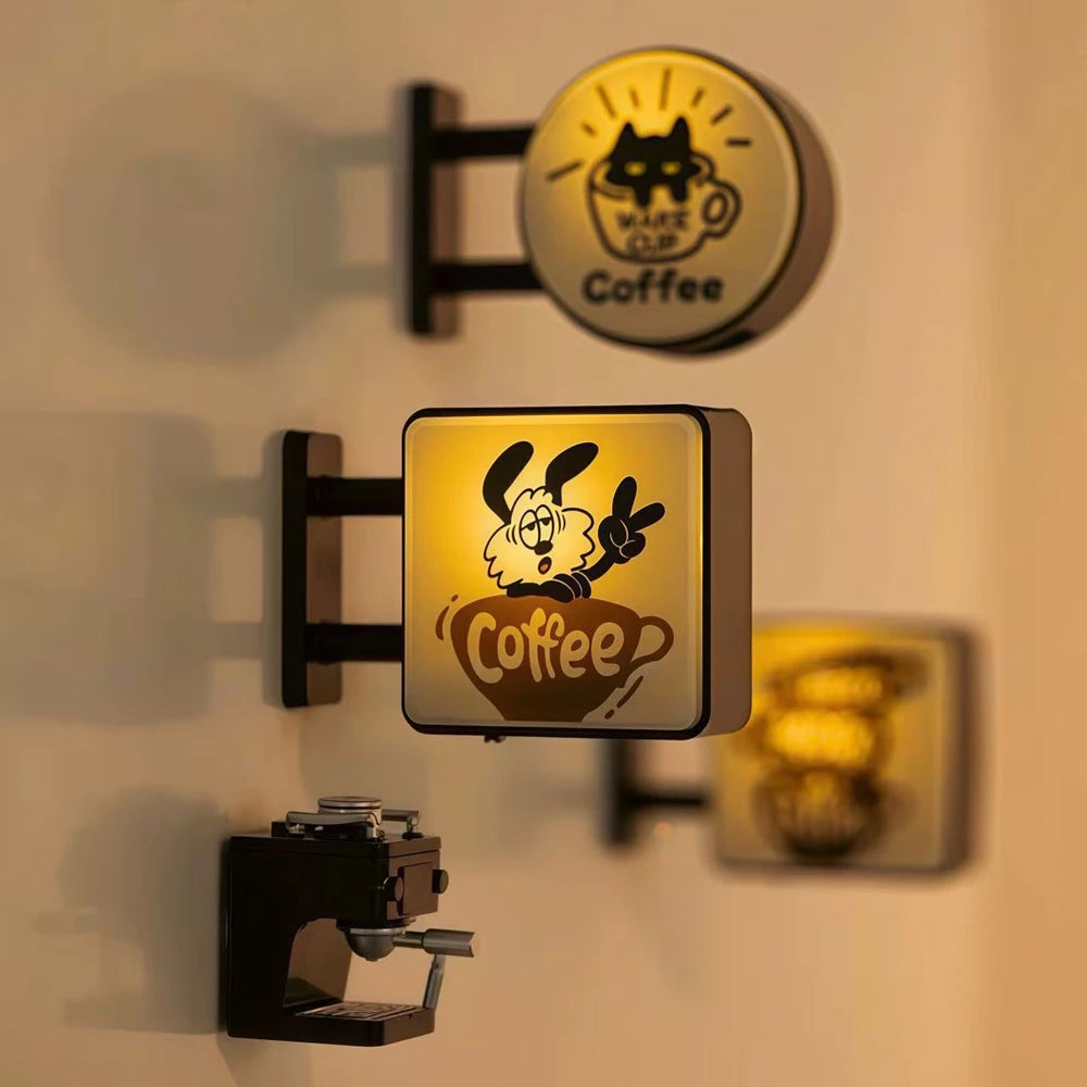 Mini Coffee Corner Fridge Art