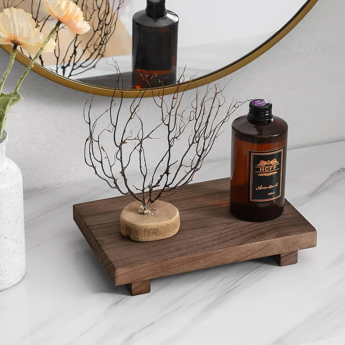 Organic Wood Catchall Tray