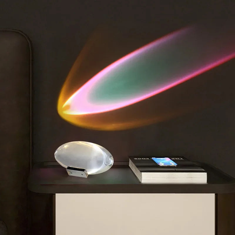 Crystal Eye of the Sky LED Table Lamp