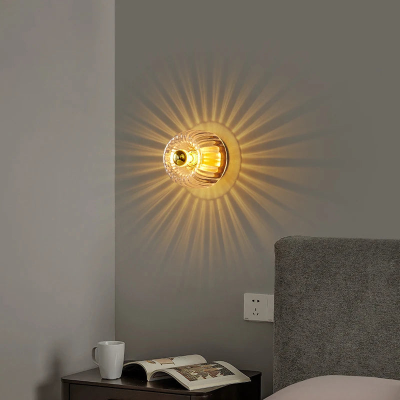 Bauhaus Glow Glass Sconce