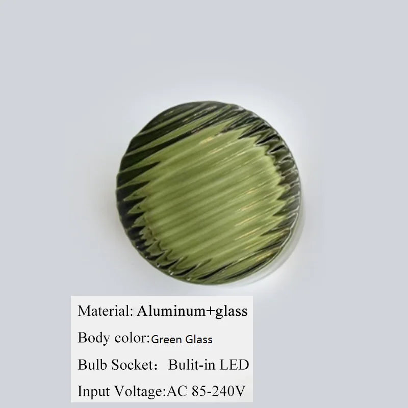 Glass Orb Wall Sconce