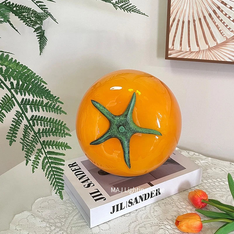 Tomato Glow Nightstand Lamp