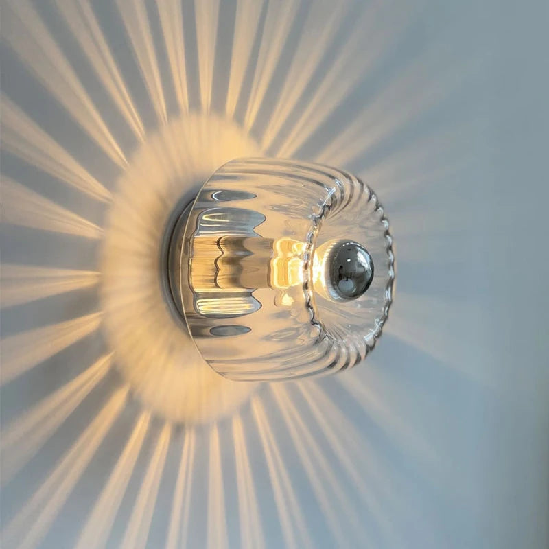 Bauhaus Glow Glass Sconce