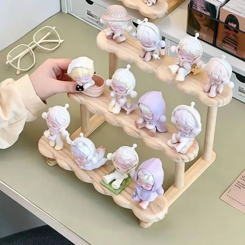 Tiered Wood Perfume Display Stand