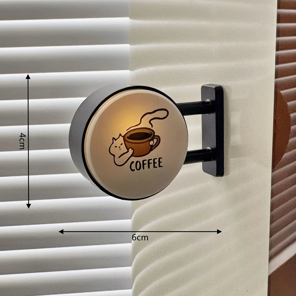 Mini Coffee Corner Fridge Art