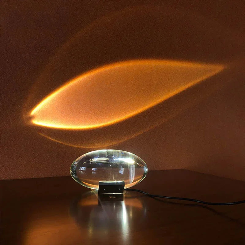 Crystal Eye of the Sky LED Table Lamp