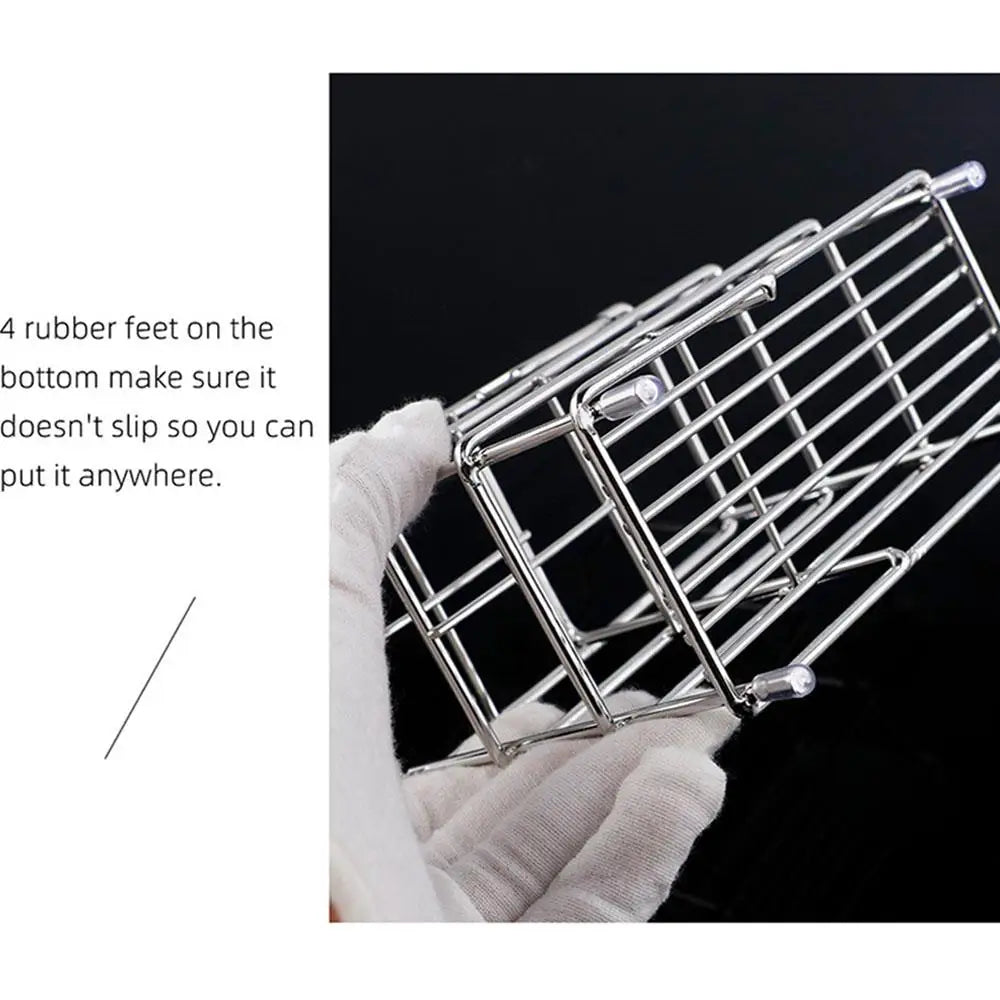 Dark Metal Toothbrush Holder