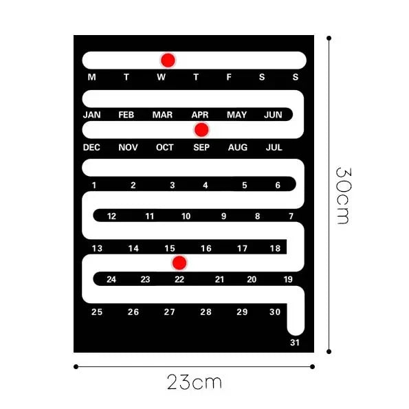 Fluid Flip Perpetual Calendar