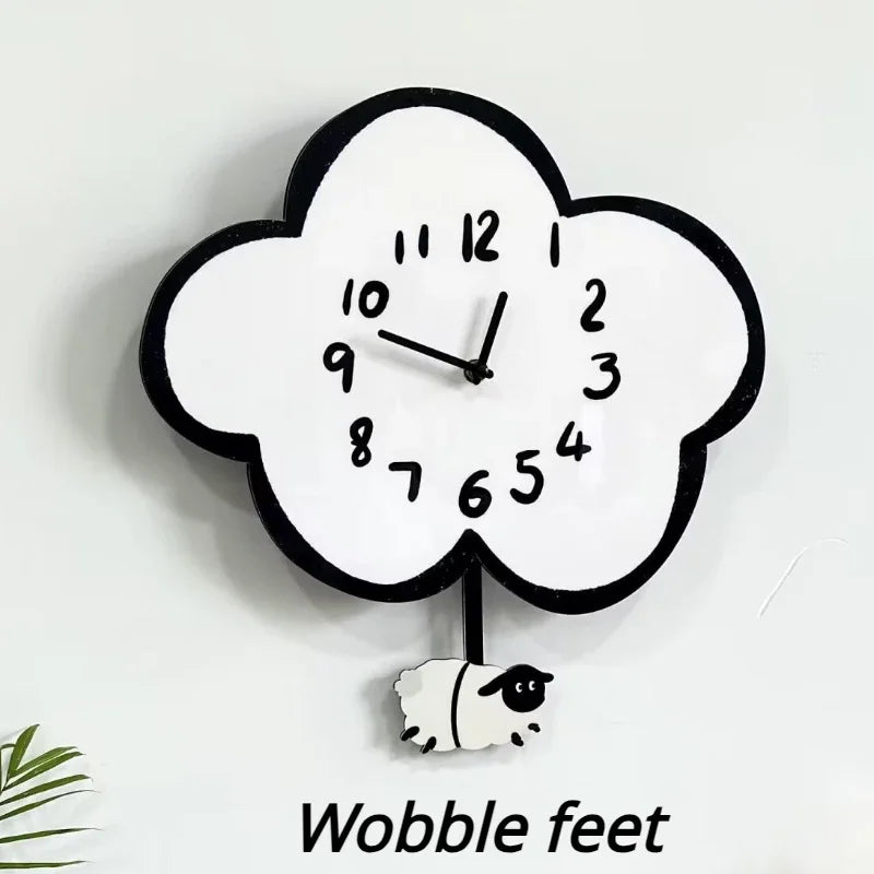 Swaying Drift Cloud Wall Clock