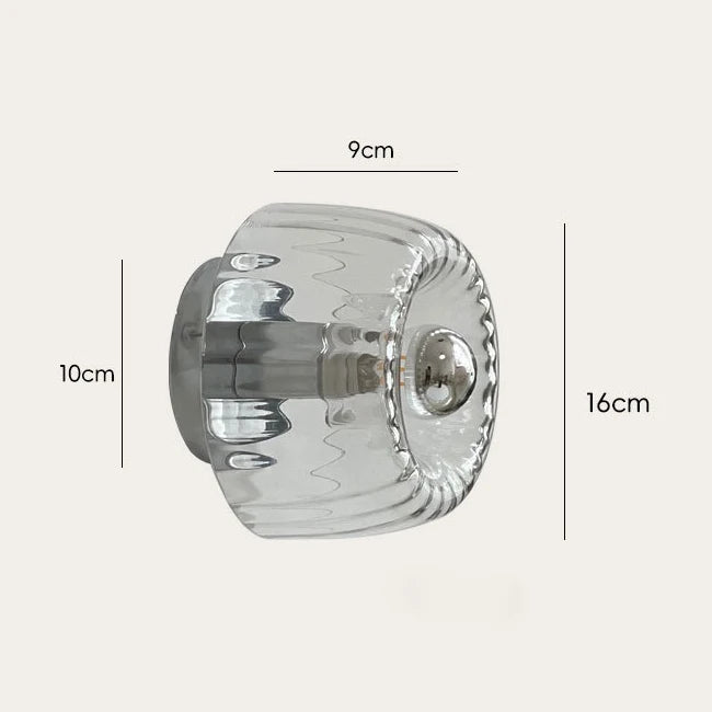 Bauhaus Glow Glass Sconce