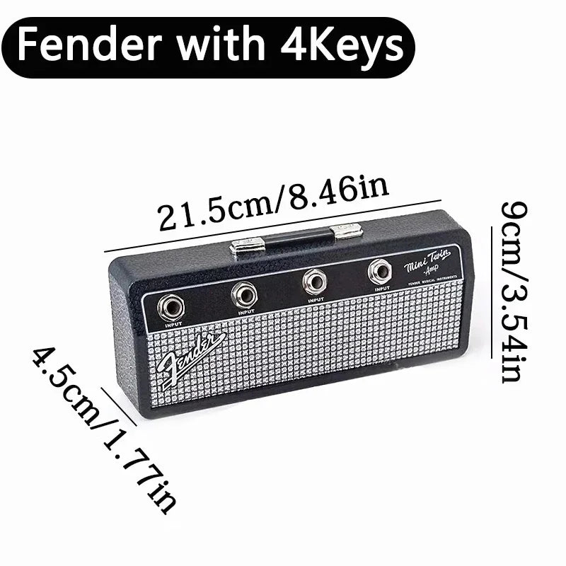 Retro Guitar Jack Key Holder