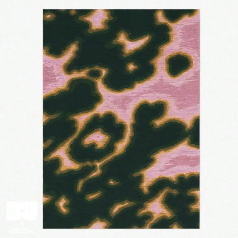 Gradient Animal Print Abstract Rug