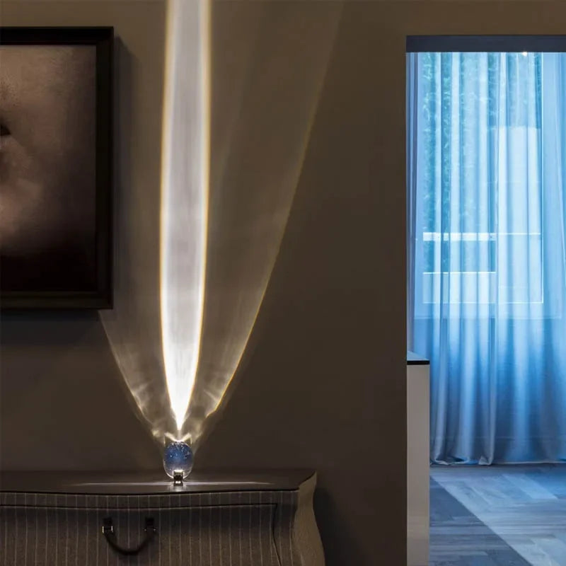 Crystal Eye of the Sky LED Table Lamp