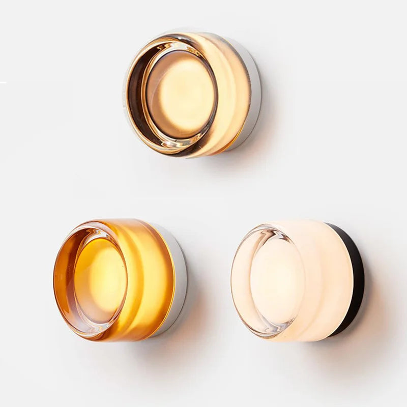 Ember Glow Acrylic Wall Sconce