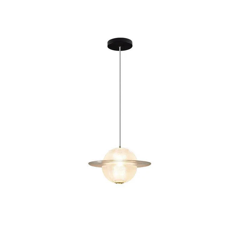Glowing Glass Planet Pendant Lamp