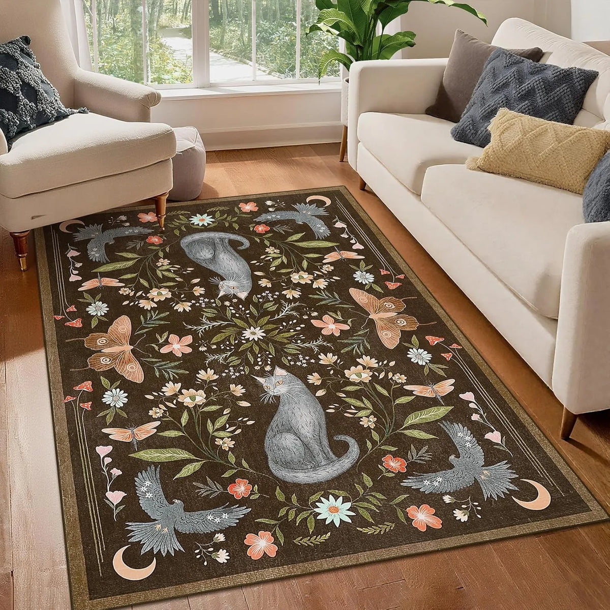 Boho Beasts & Blooms Rug