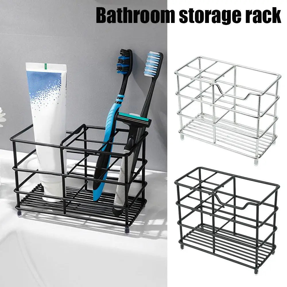 Dark Metal Toothbrush Holder