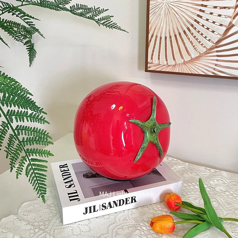Tomato Glow Nightstand Lamp