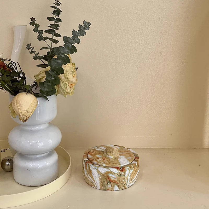 Retro Ceramic Marble Jar