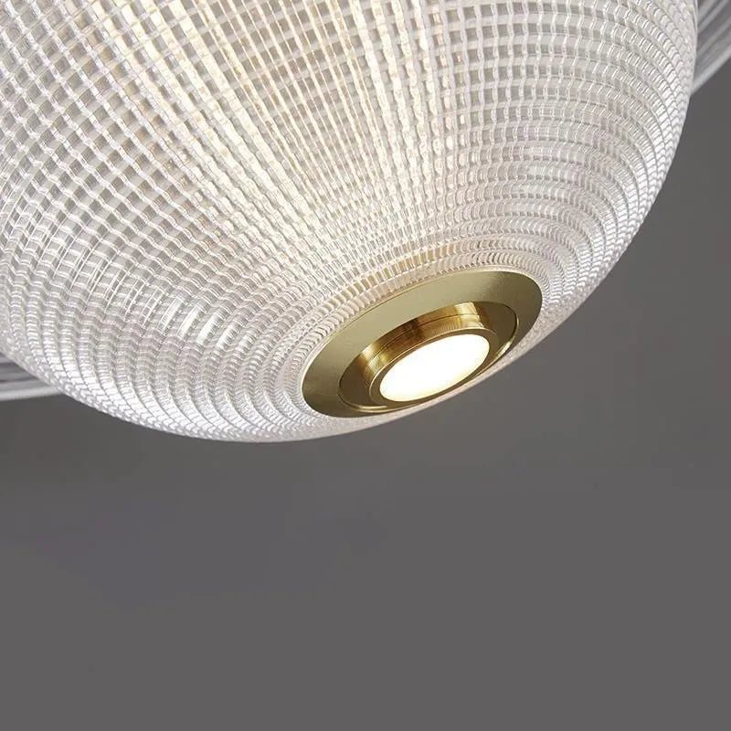 Glowing Glass Planet Pendant Lamp
