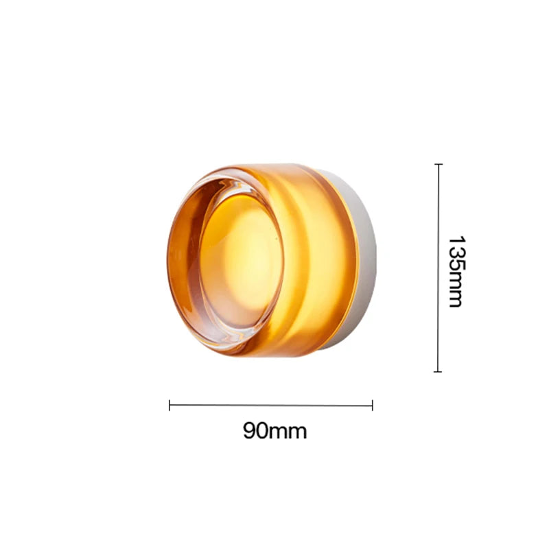 Glass Orb Wall Sconce