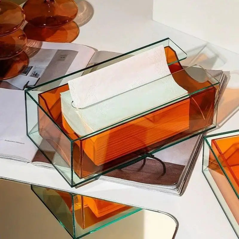 Rainbow Glow Drawer Tissue Box