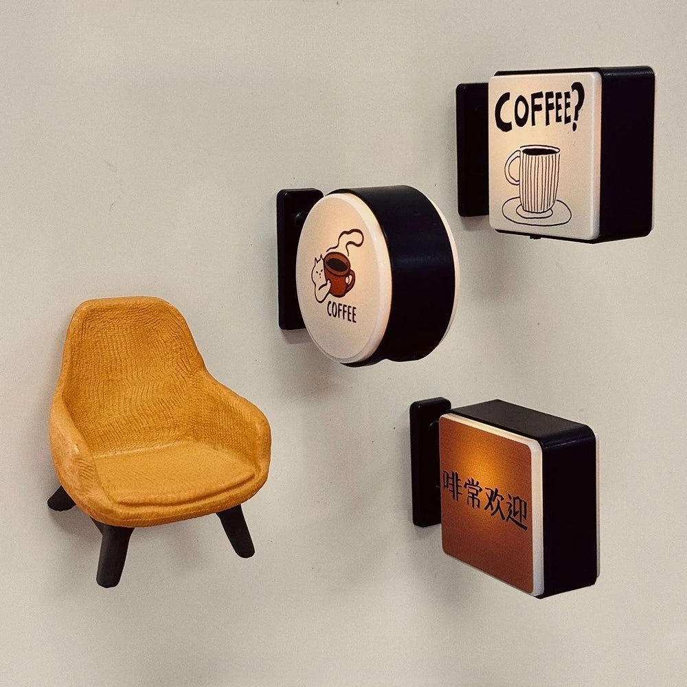 Mini Coffee Corner Fridge Art
