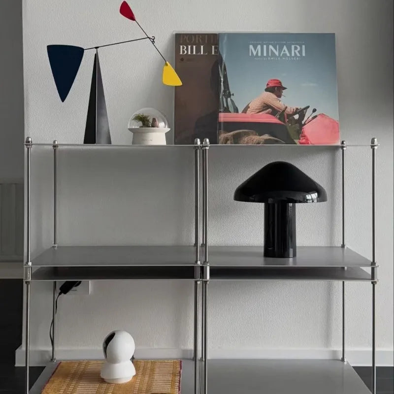 Staggered Industrial Metal Side Tables