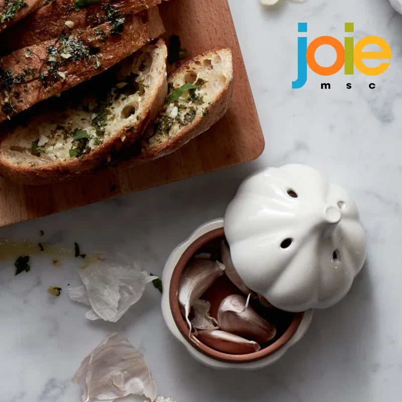 Breathable Ceramic Garlic Keeper