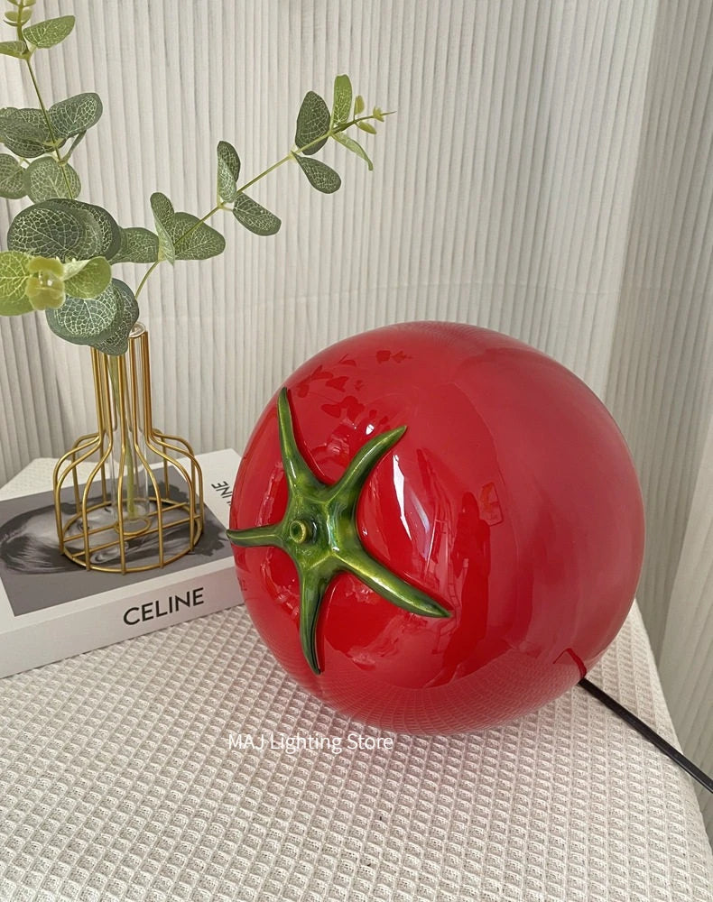 Tomato Glow Nightstand Lamp