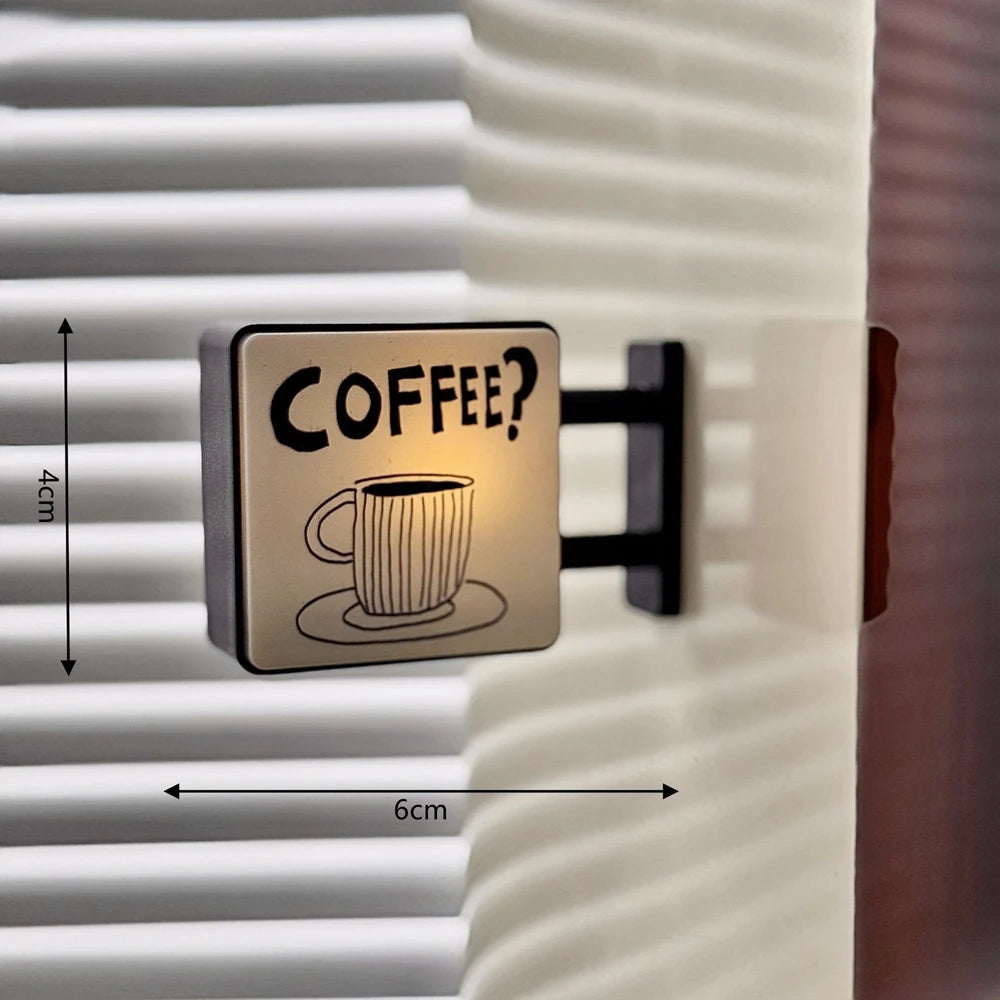 Mini Coffee Corner Fridge Art