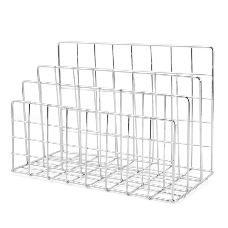 Tiered Iron Desk Organizer