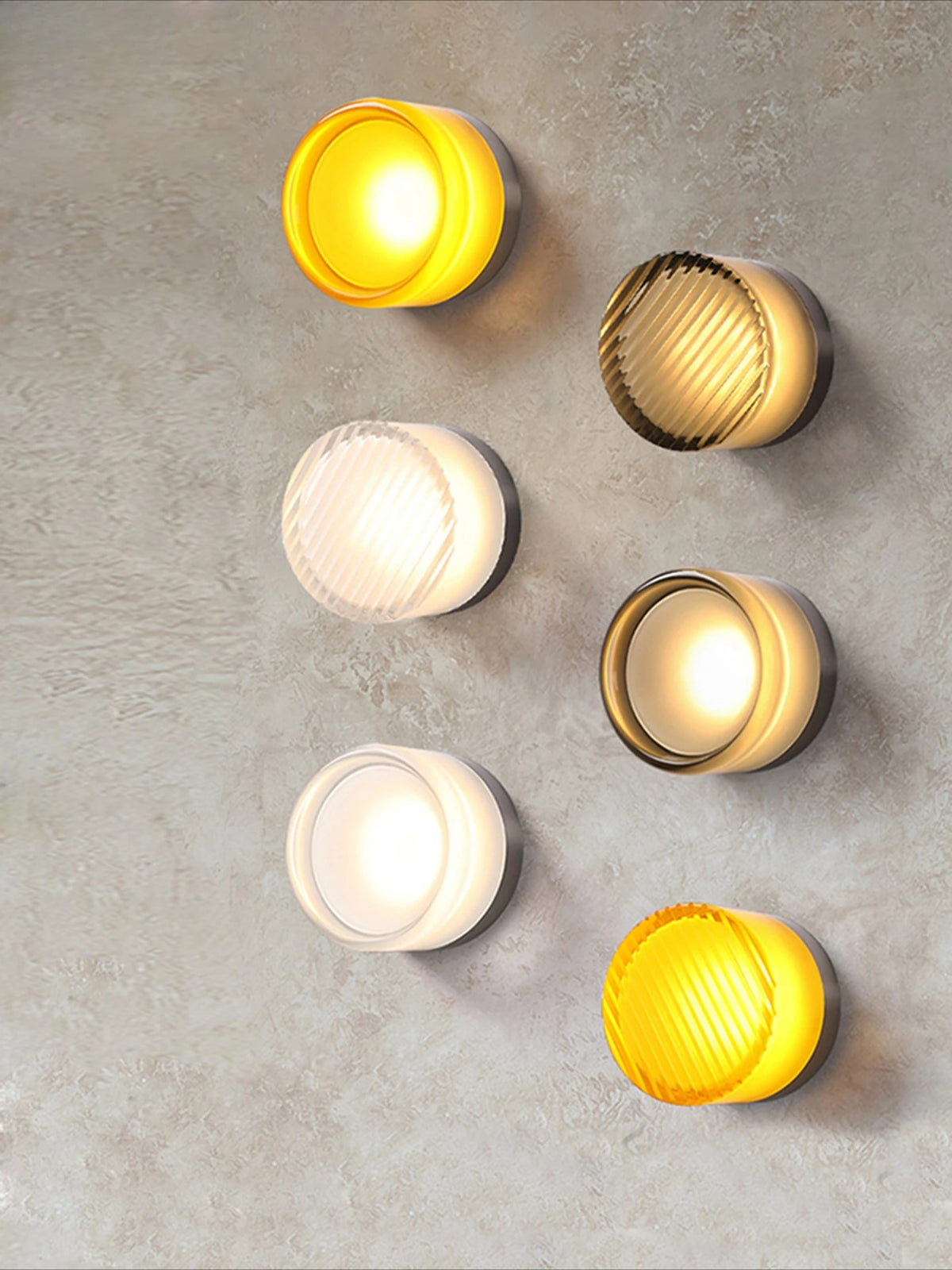 Ember Glow Acrylic Wall Sconce