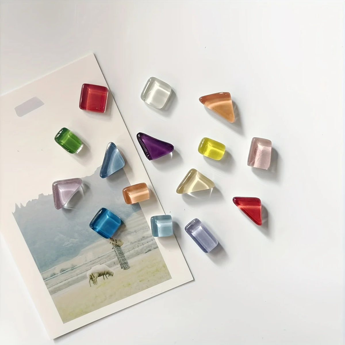Whimsical Glass Mini Magnets