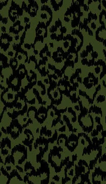 Gradient Animal Print Abstract Rug