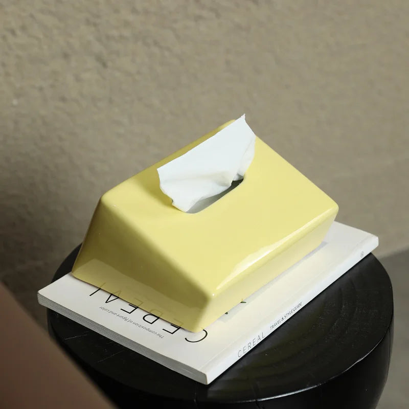 Ceramic Organizer Tissue Box