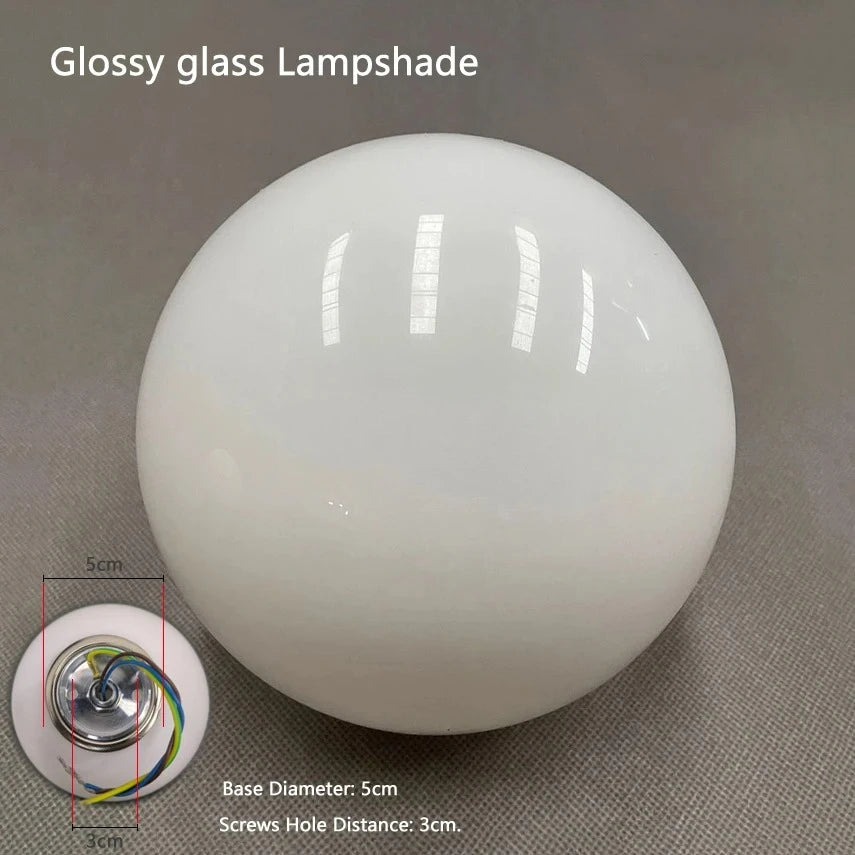 Milky Bubble Glass Wall Sconce