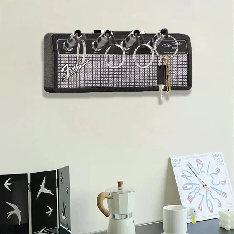 Retro Guitar Jack Key Holder