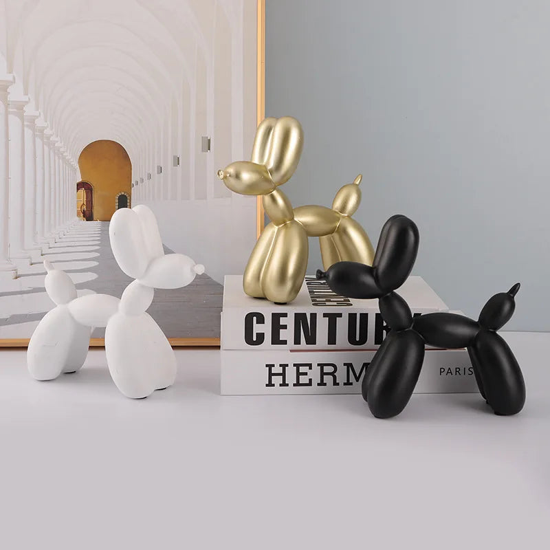 Electroplated Balloon Dog Figurine
