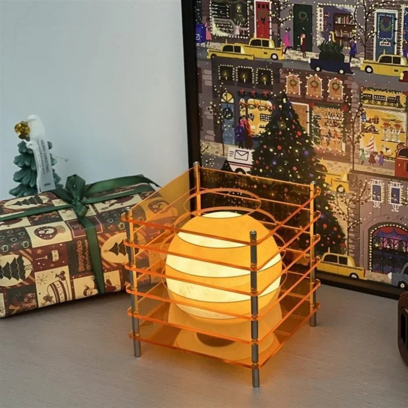 Layered Glow Acrylic Desk Lamp