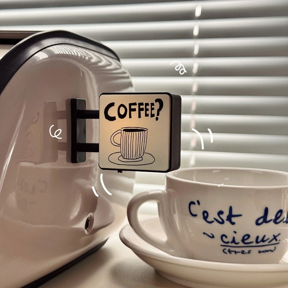 Mini Coffee Corner Fridge Art