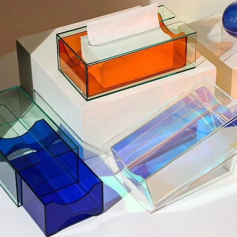 Rainbow Glow Drawer Tissue Box