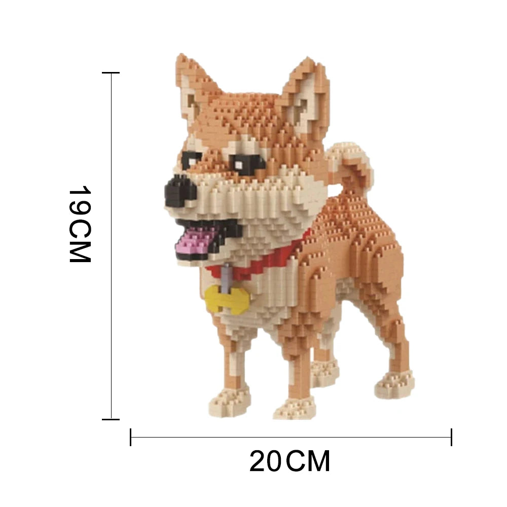 Wiener Dog Micro Block Set