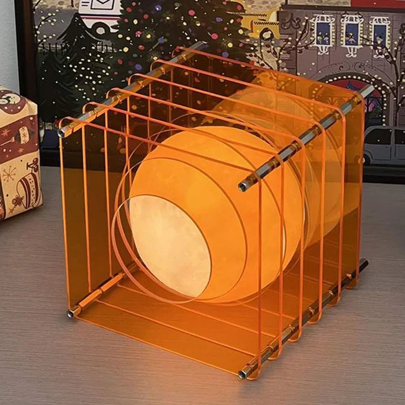 Layered Glow Acrylic Desk Lamp