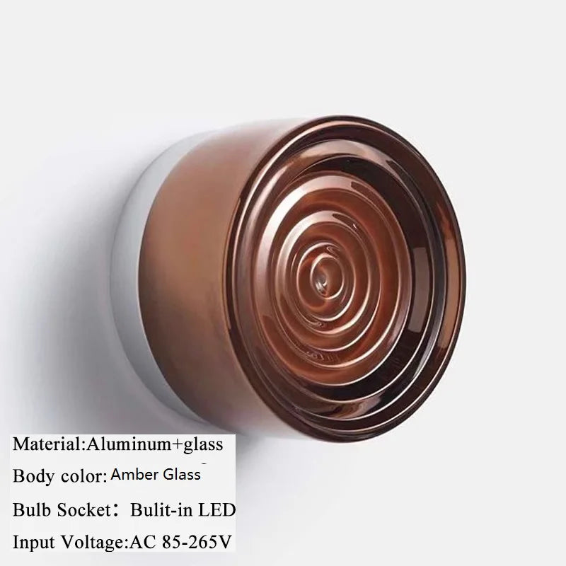 Glass Orb Wall Sconce