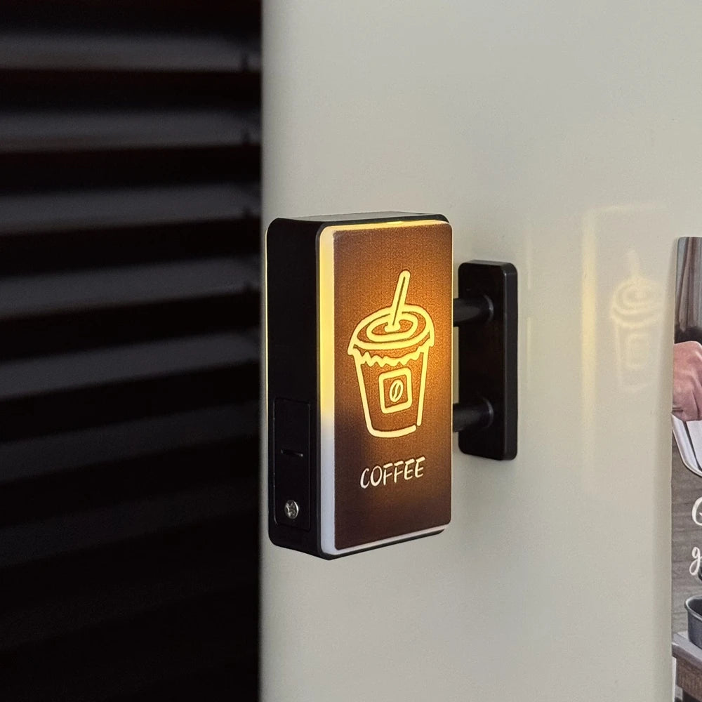 Mini Coffee Corner Fridge Art